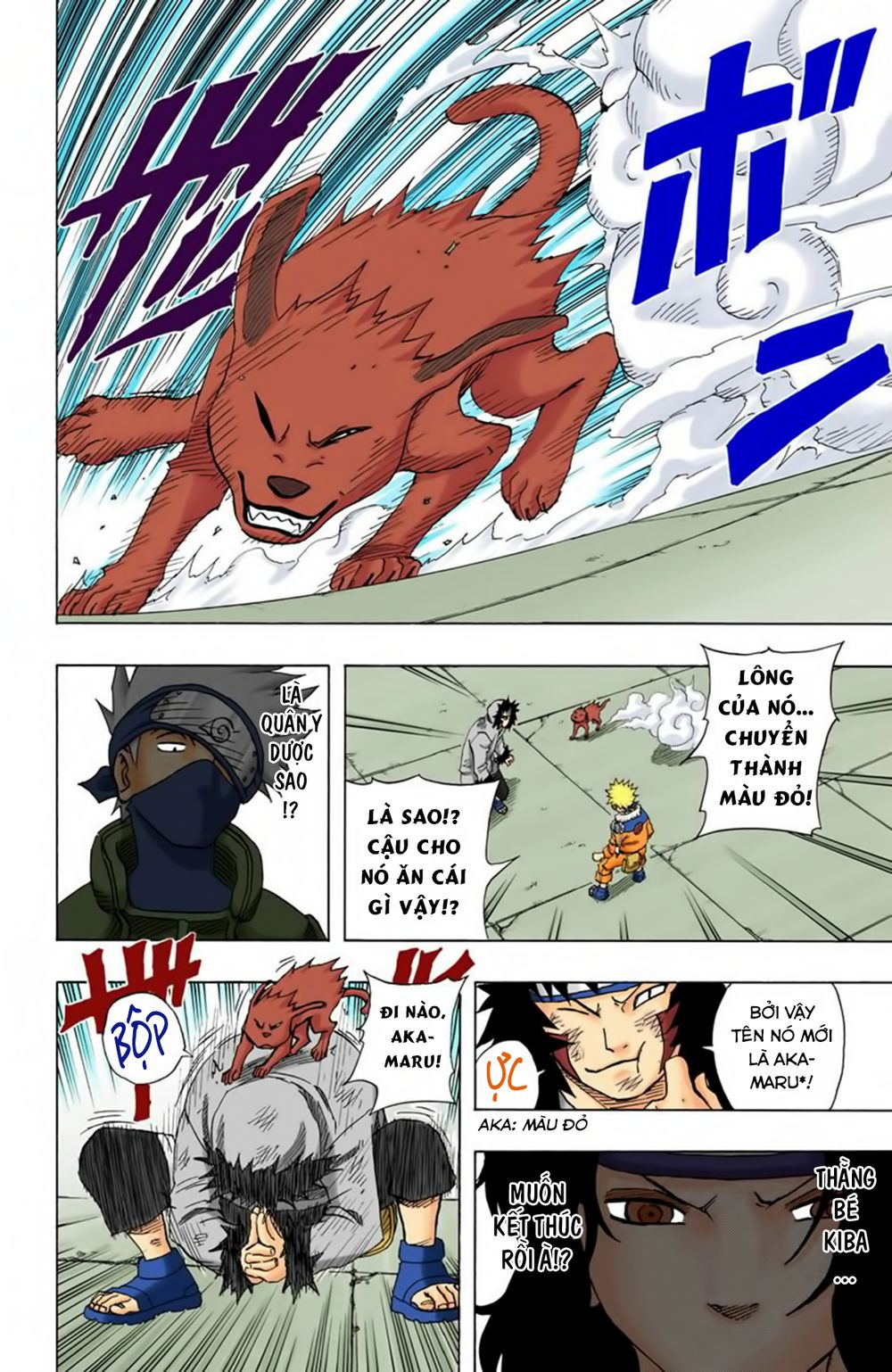 naruto full màu chapter 76: - kiba lật ngược tình thế naruto - Next chapter 77: - mánh khóe của naruto