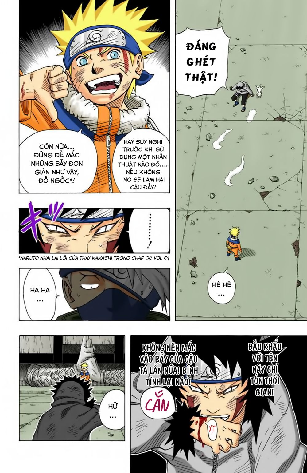 naruto full màu chapter 77: - mánh khóe của naruto - Next chapter 78: - neji và hinata