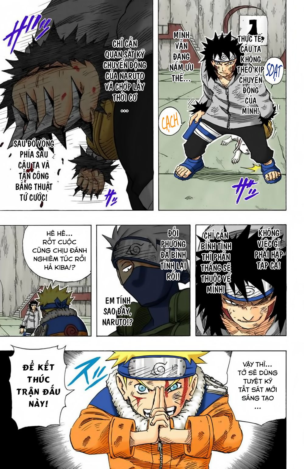 naruto full màu chapter 77: - mánh khóe của naruto - Next chapter 78: - neji và hinata