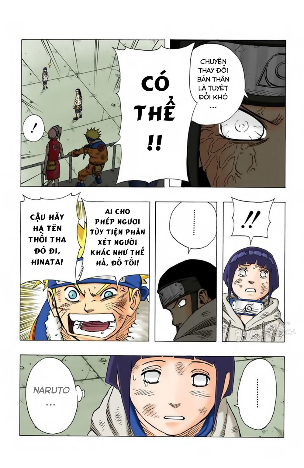 naruto full màu chapter 78: - neji và hinata - Next chapter 79: - gia tộc hyuga