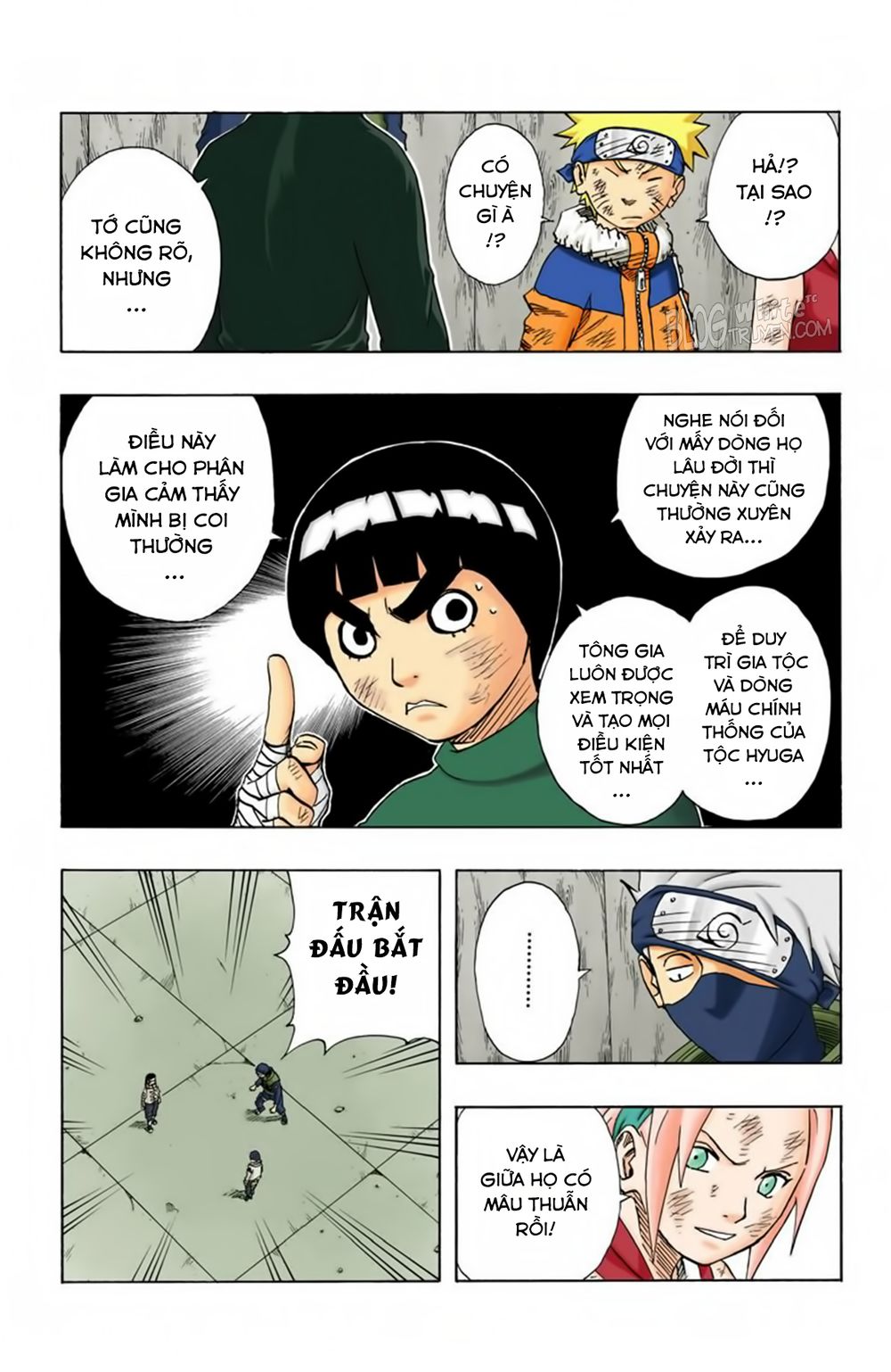 naruto full màu chapter 78: - neji và hinata - Next chapter 79: - gia tộc hyuga