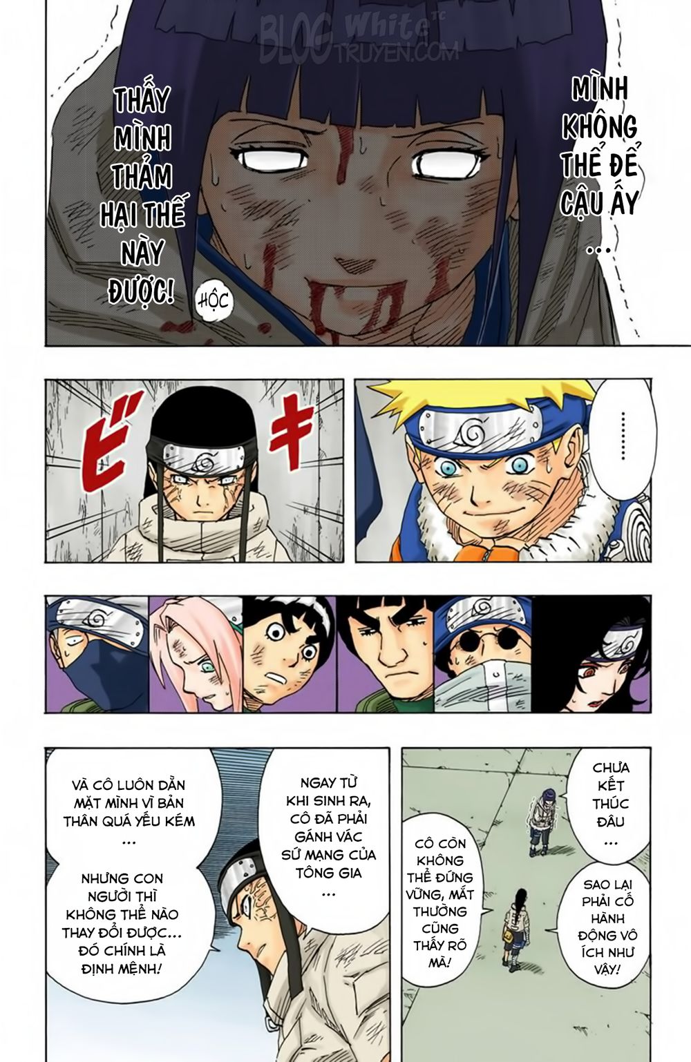 naruto full màu chapter 80: - vượt qua giới hạn - Next chapter 81: - Đối thủ của gaara