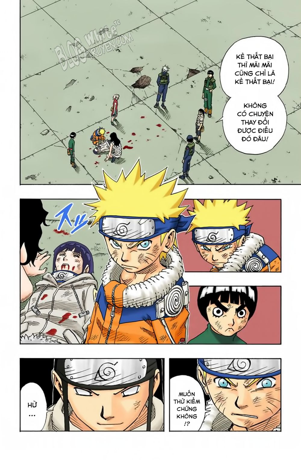 naruto full màu chapter 81: - Đối thủ của gaara - Next chapter 82: - bí mật của lee