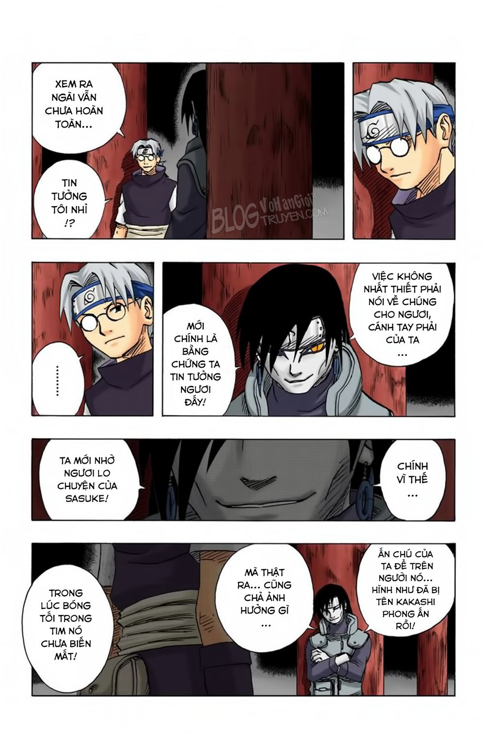 naruto full màu chapter 88: - sasuke - Next chapter 89: - nguyện vọng của naruto