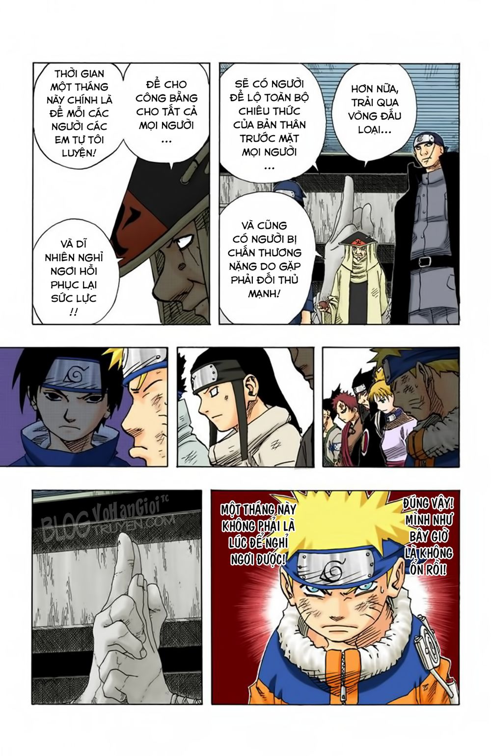 naruto full màu chapter 88: - sasuke - Next chapter 89: - nguyện vọng của naruto