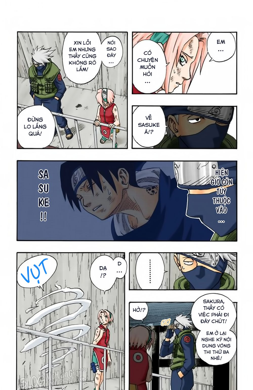 naruto full màu chapter 88: - sasuke - Next chapter 89: - nguyện vọng của naruto