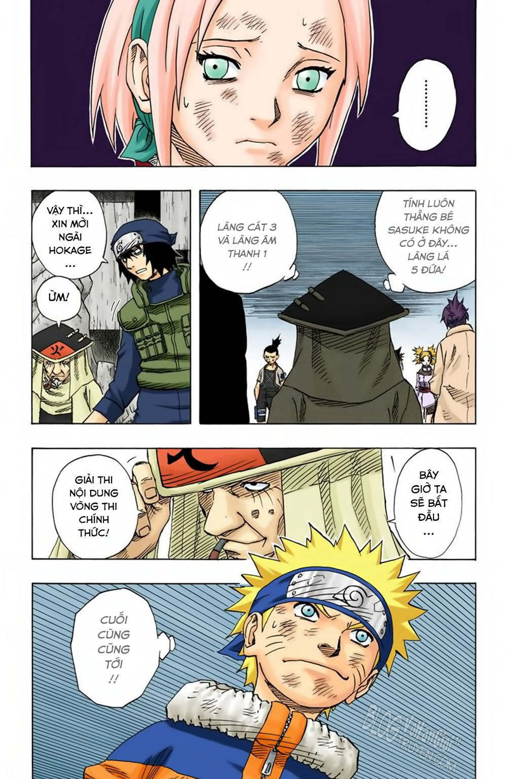 naruto full màu chapter 88: - sasuke - Next chapter 89: - nguyện vọng của naruto