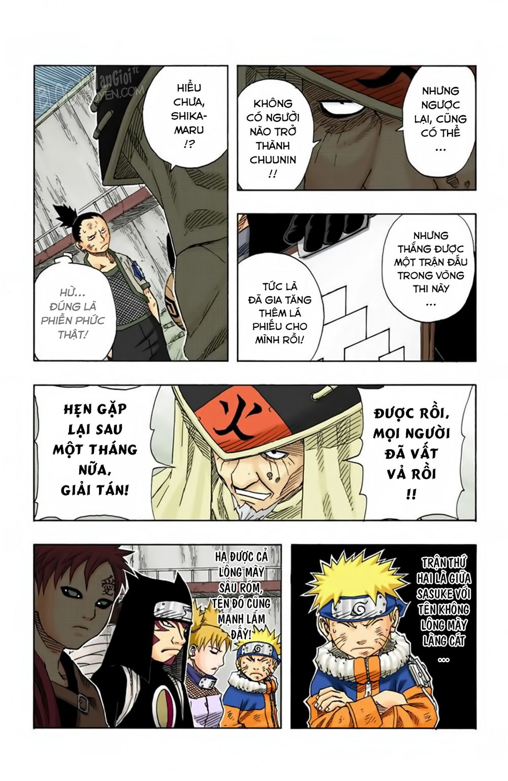 naruto full màu chapter 89: - nguyện vọng của naruto - Next chapter 90: - huấn luyện làm sao đây