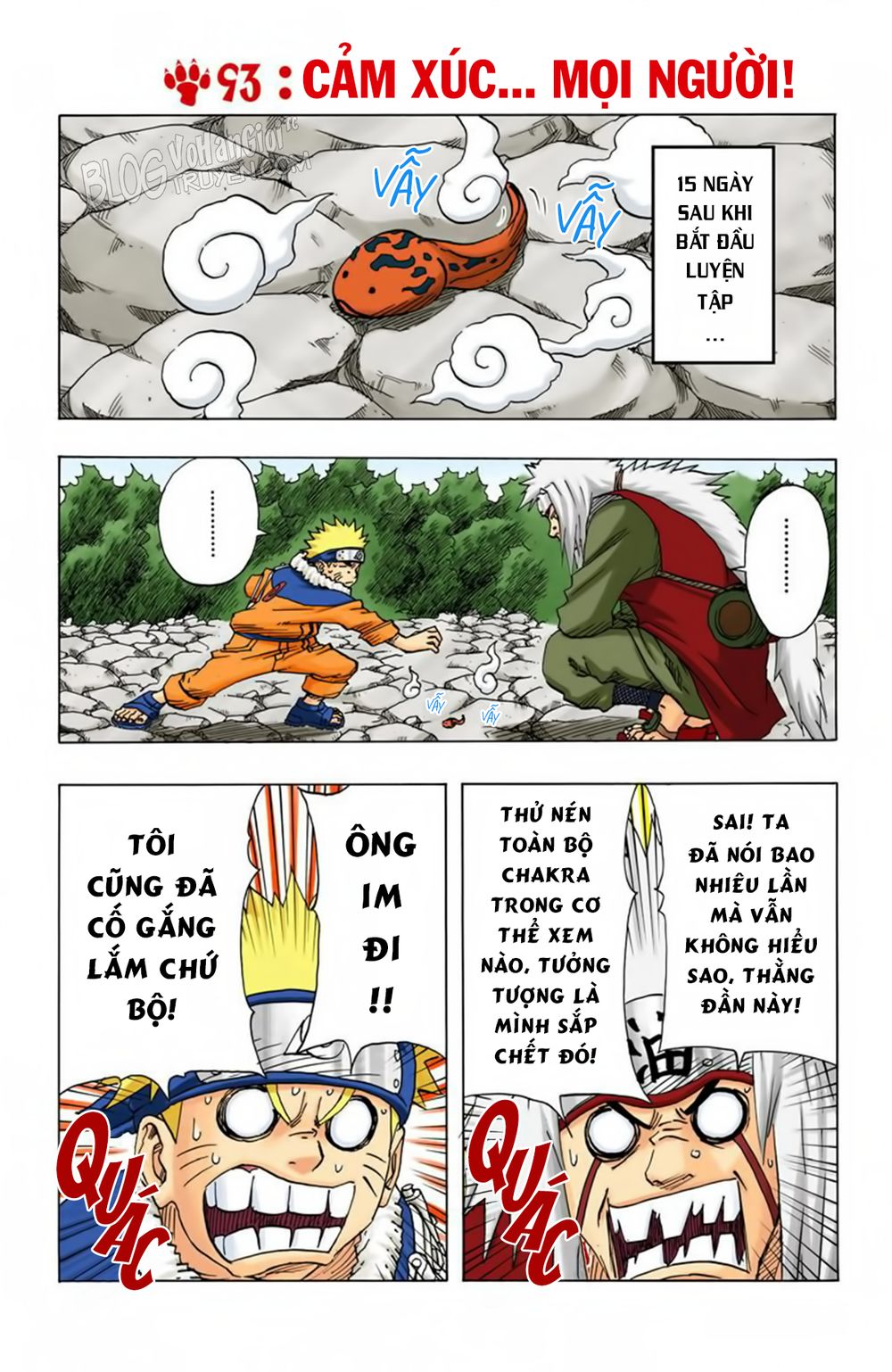 naruto full màu chapter 93: cảm xúc, mọi người - Next chapter 94: - chìa khóa