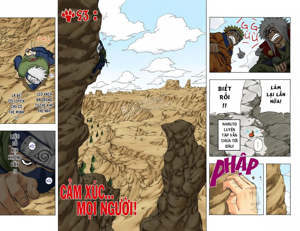 naruto full màu chapter 93: cảm xúc, mọi người - Next chapter 94: - chìa khóa