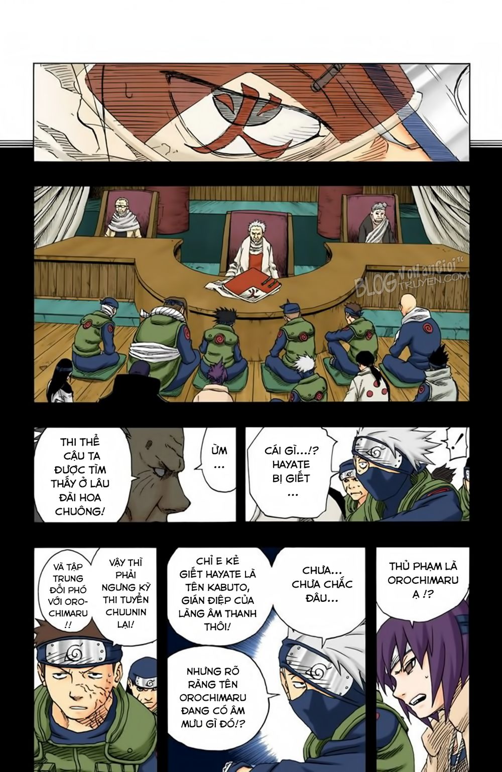 naruto full màu chapter 93: cảm xúc, mọi người - Next chapter 94: - chìa khóa