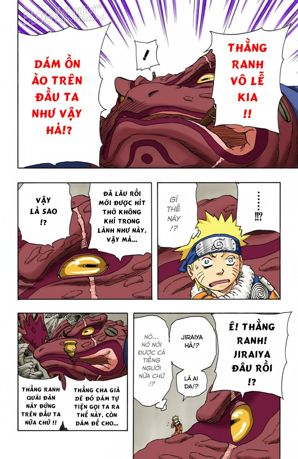 naruto full màu chapter 96: - vị khách bất ngờ - Next chapter 97: - lý do tiếp tục sống