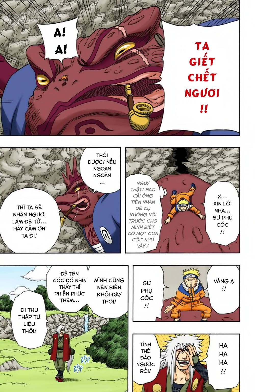 naruto full màu chapter 96: - vị khách bất ngờ - Next chapter 97: - lý do tiếp tục sống