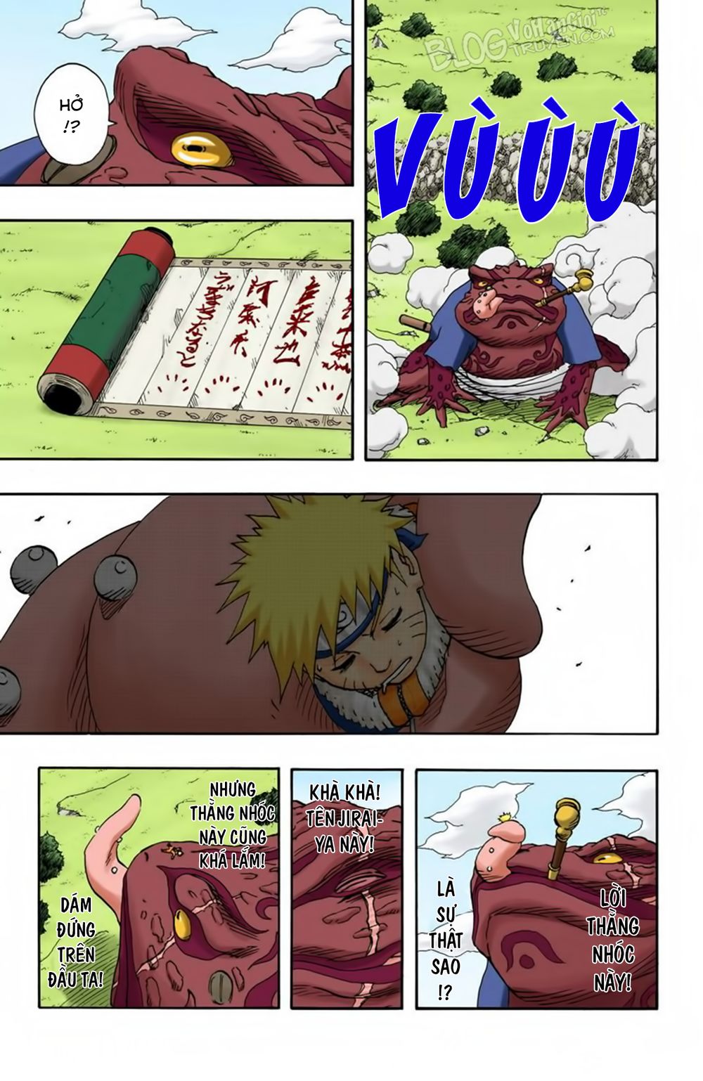 naruto full màu chapter 96: - vị khách bất ngờ - Next chapter 97: - lý do tiếp tục sống