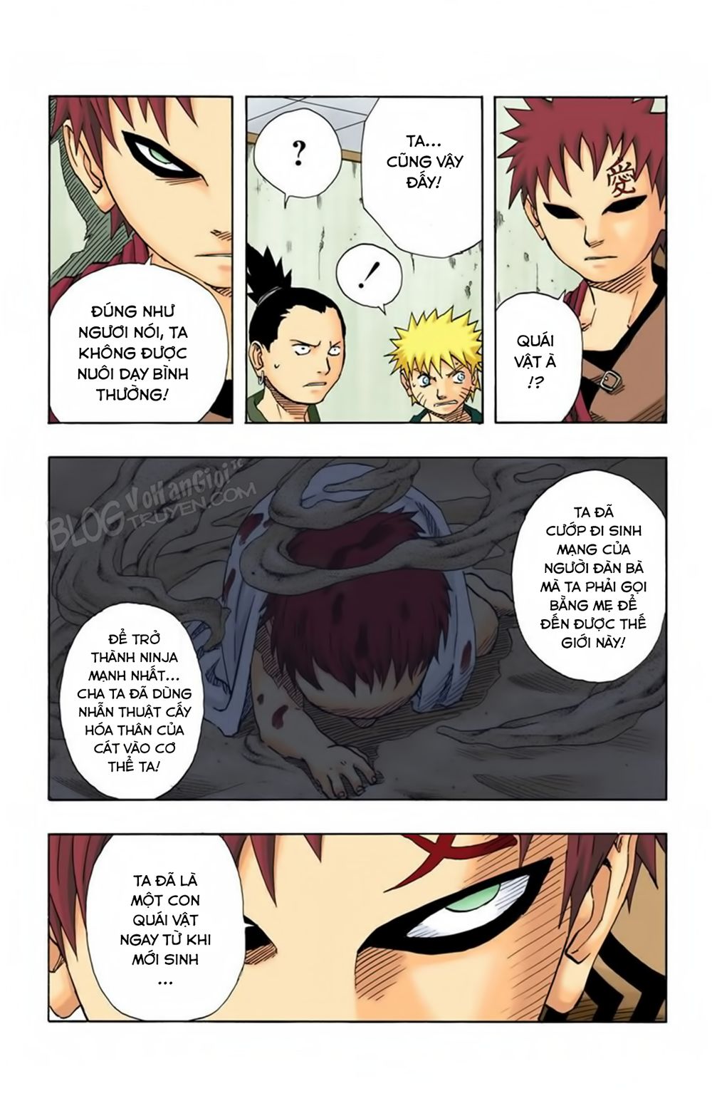 naruto full màu chapter 97: - lý do tiếp tục sống - Next chapter 98: - người thất bại đầy kiêu hãnh