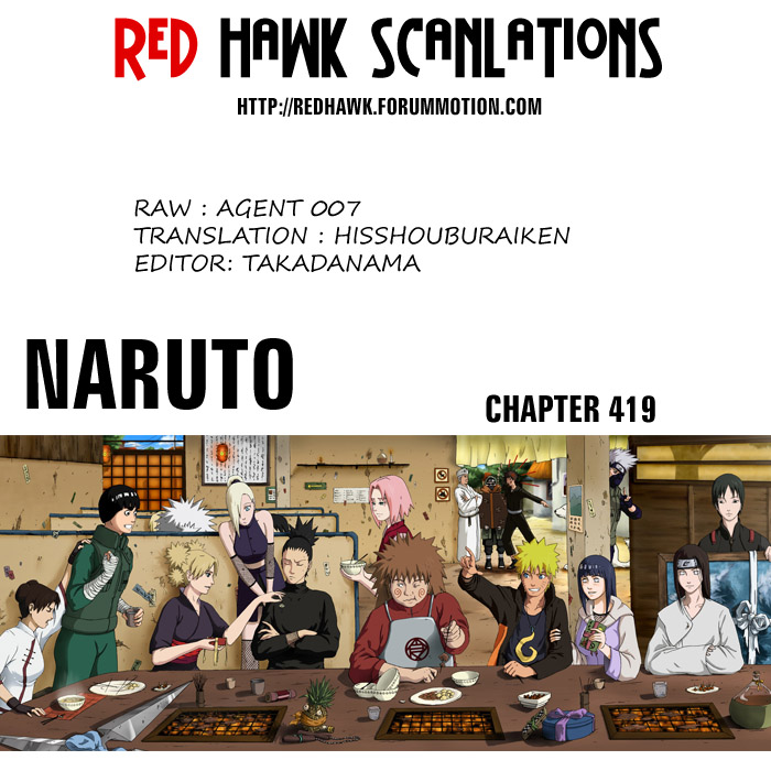 Naruto Chapter 419 - Next Chapter 420