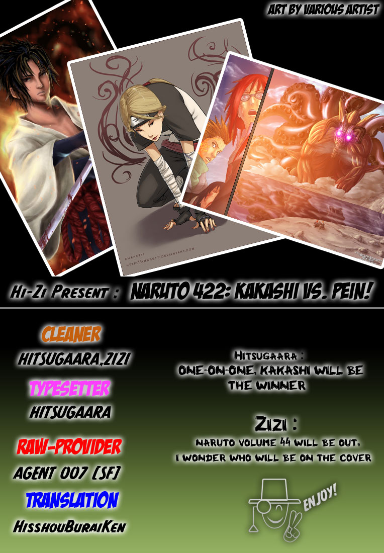 Naruto Chapter 422 - Next Chapter 423