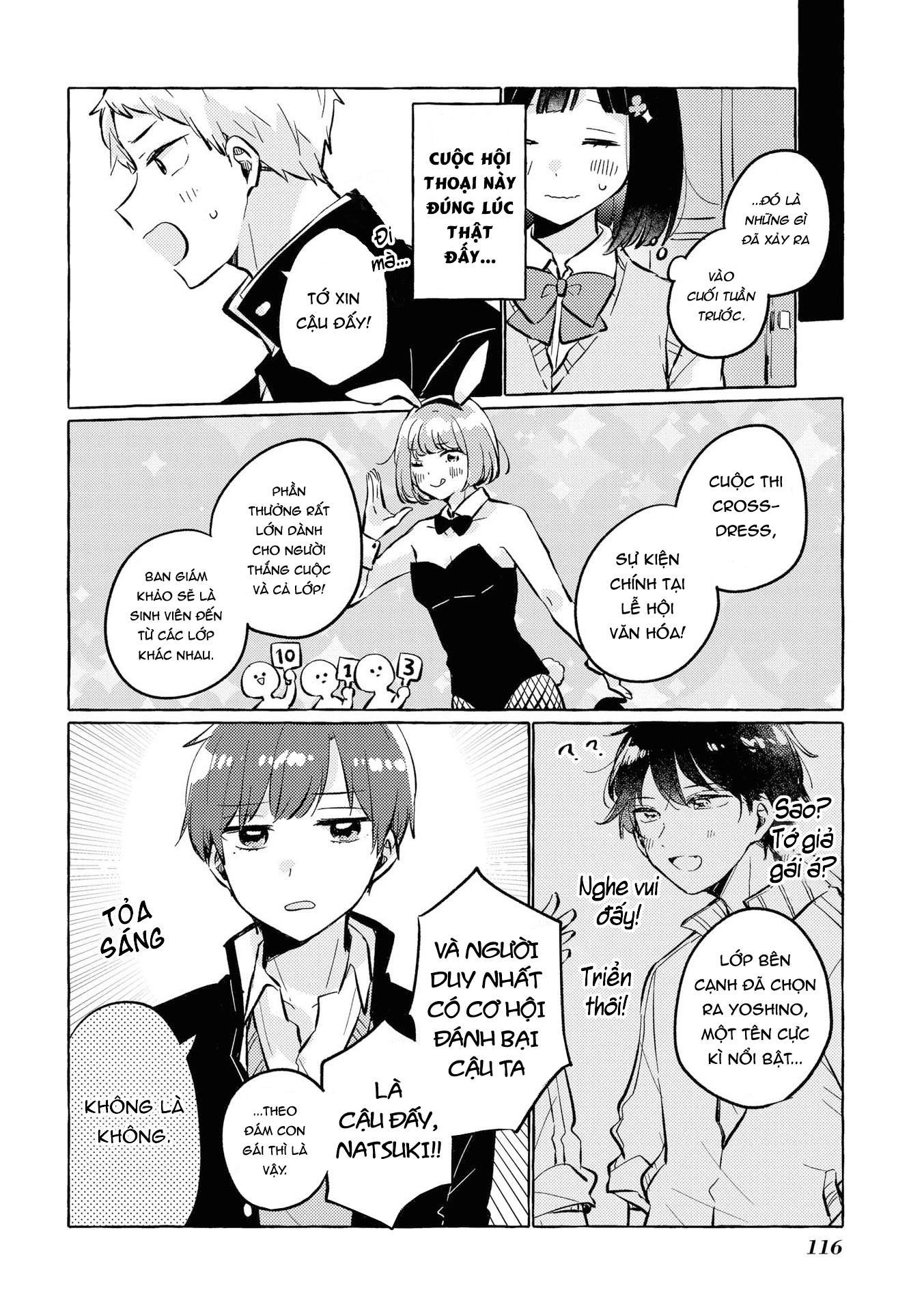 Natsuki-Kun Wa Kyou Mo Kirei Chapter 14 - Next Chapter 15