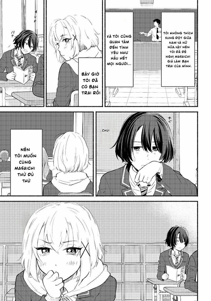 nee, mou isso tsukiacchau? osananajimi no bishoujo ni tanomarete, camo kareshi hajimemashita chapter 4: - Điều tớ muốn nói với cậu dưới góc cây anh đào. - Trang 2