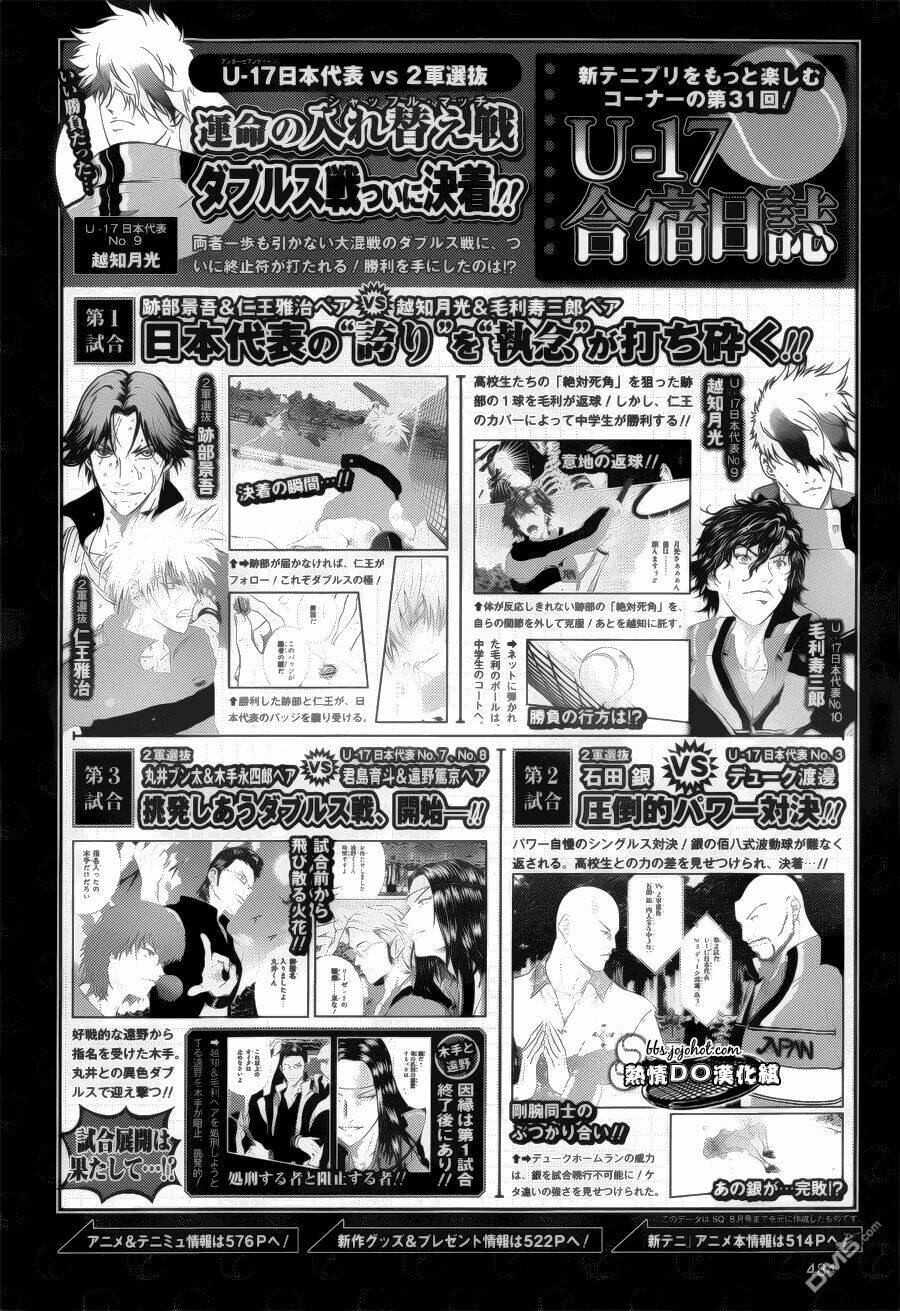 new prince of tennis chapter 84 - Next chapter 85