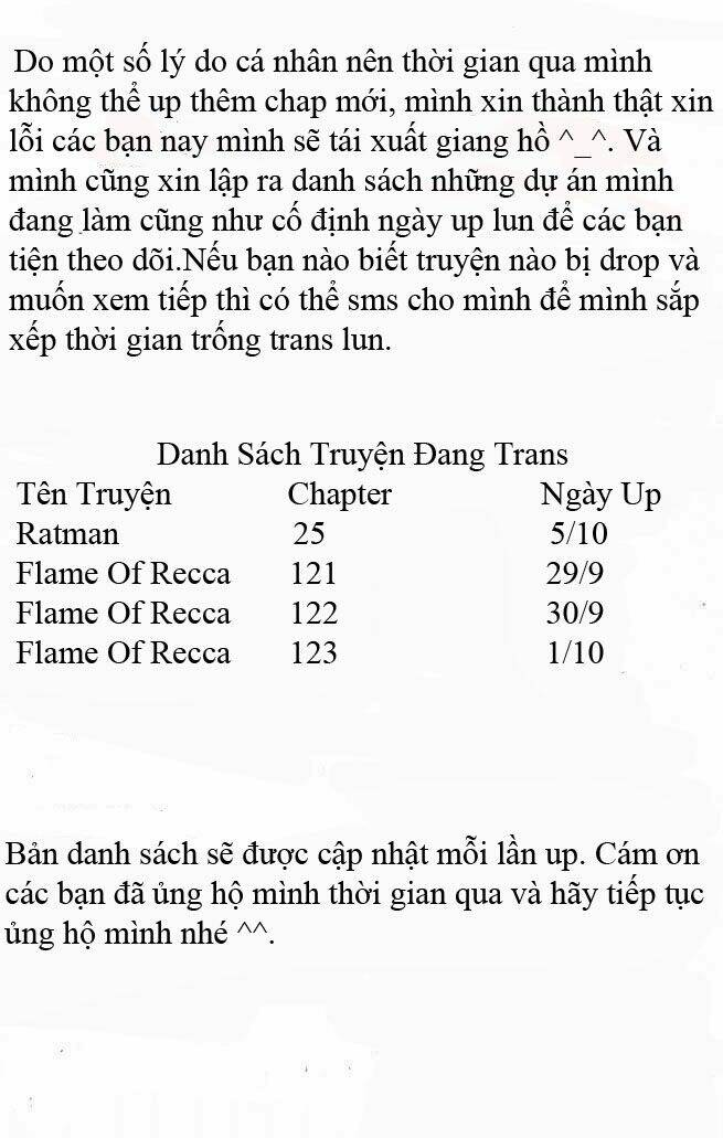 ngọn lửa recca chapter 121 - Next chapter 122