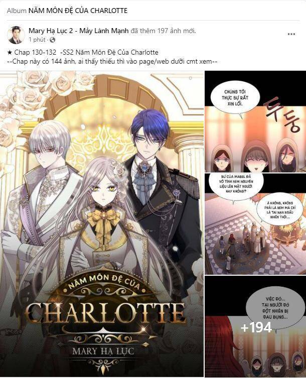 ngũ đại đồ đệ của charlotte chapter 132 - Trang 2