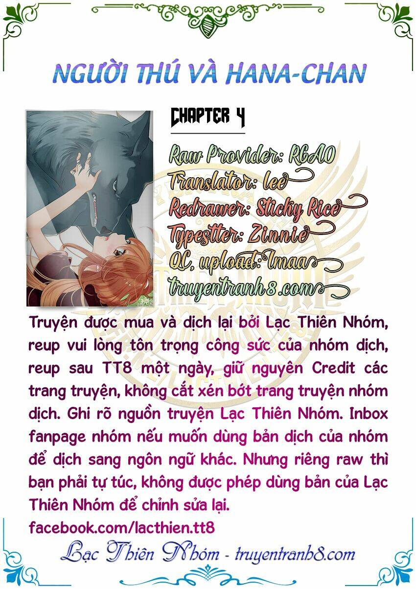 người thú và hana-chan chapter 4 - Next chapter 5