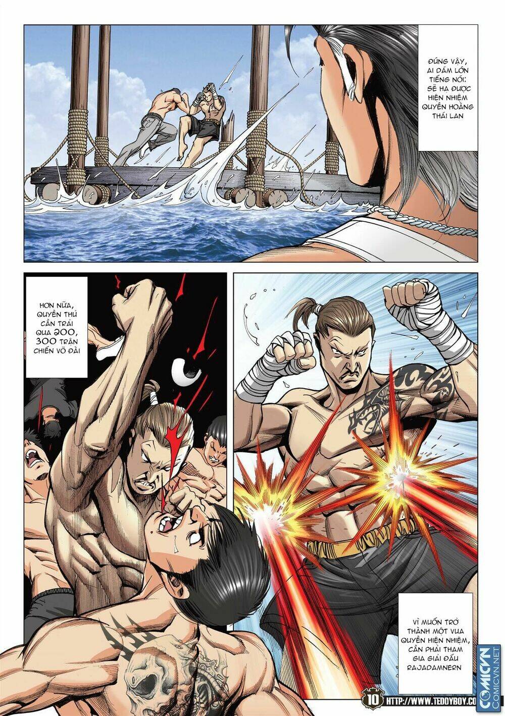 người trong giang hồ chapter 2143: Ác chiến vua muay thai - Trang 2