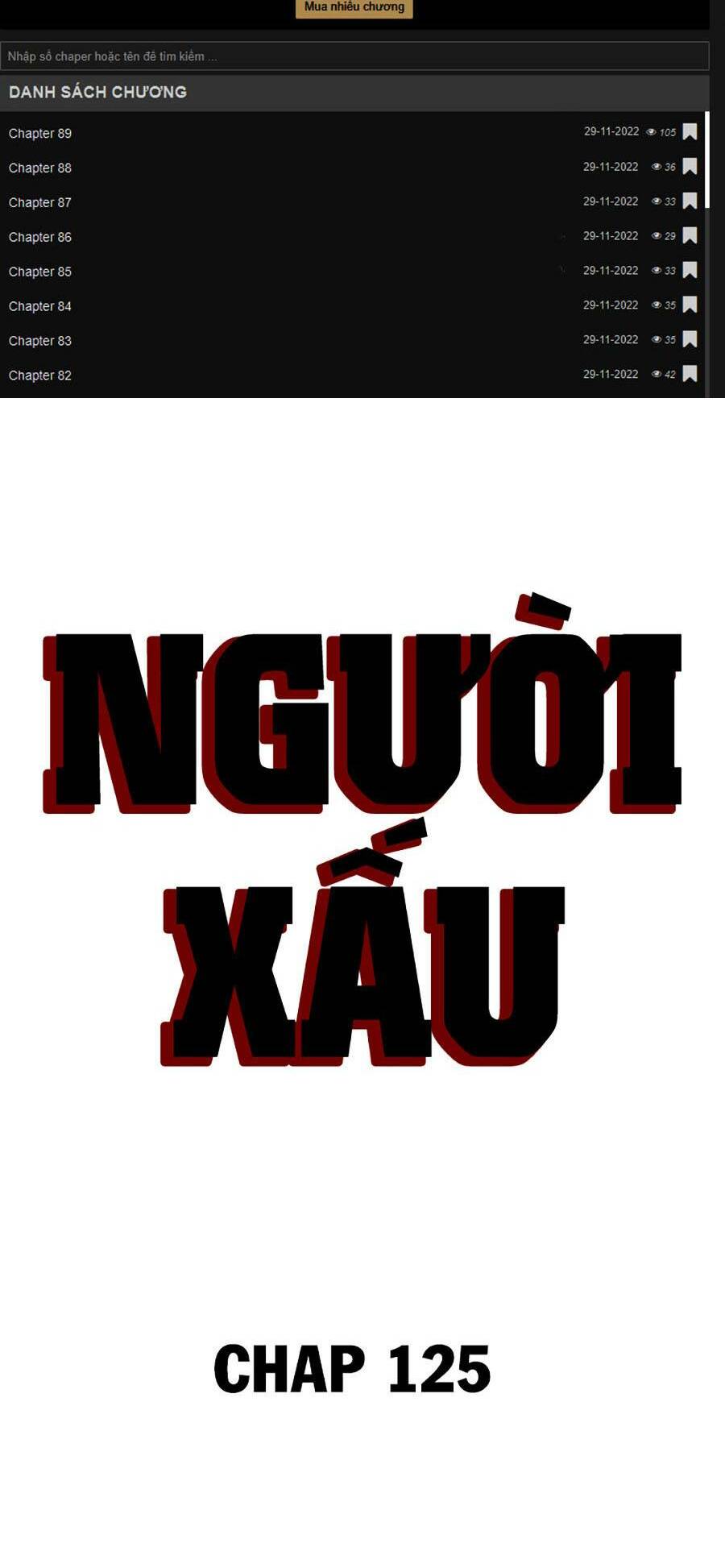 người xấu chapter 125 - Next chapter 126