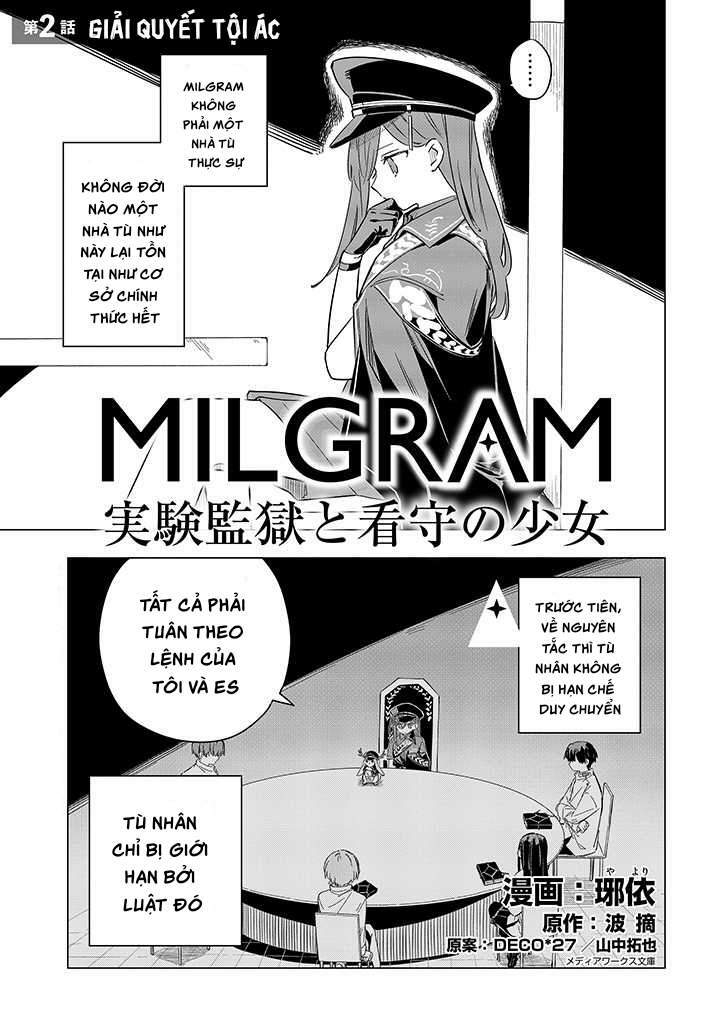 Nhà Tù Thực Nghiệm Milgram Và Nữ Quản Ngục Chapter 2 - Next Chapter 3