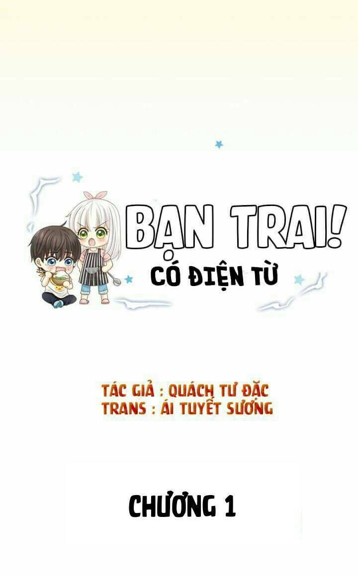 Nhân Loại Mới! Bạn Trai Bị Rò Điện Chapter 1 - Next Chapter 2