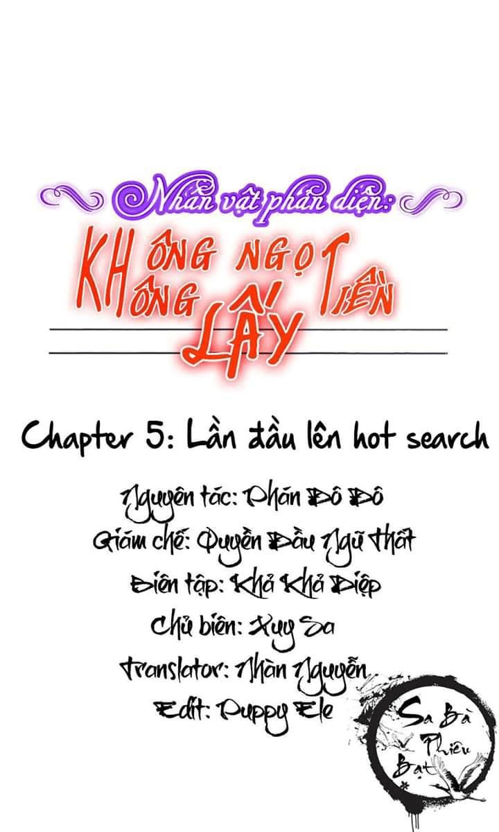 Nhân Vật Phản Diện: Không Ngọt Không Lấy Tiền Chapter 5 - Next Chapter 5.1