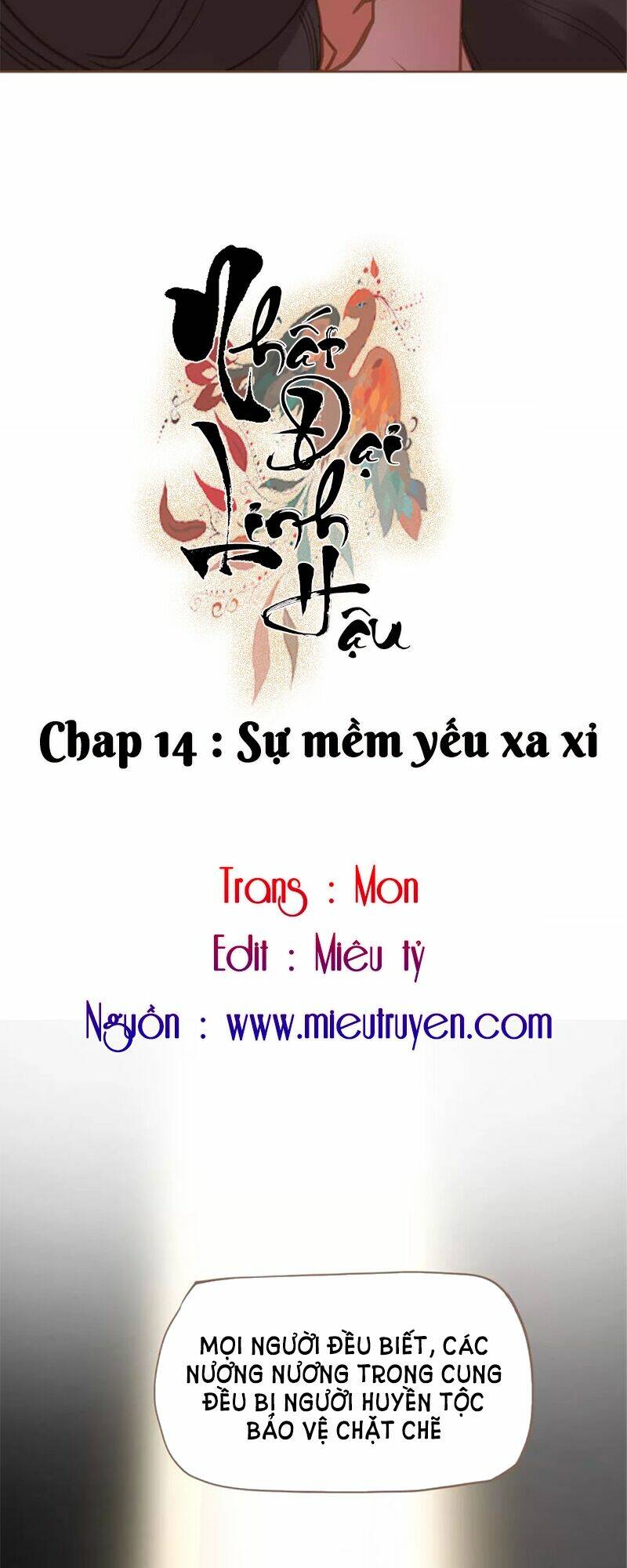 Nhất Đại Linh Hậu Chapter 14 - Trang 2