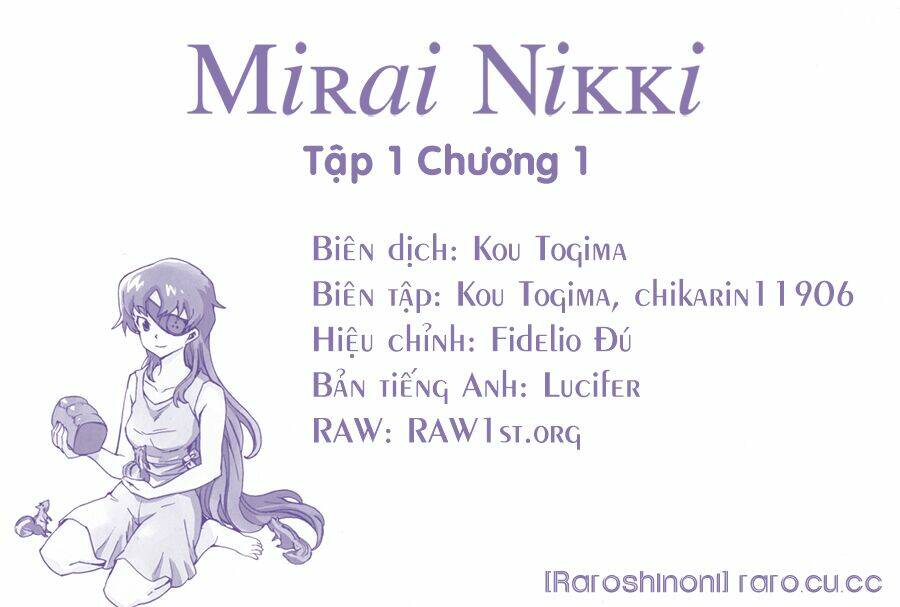 Nhật Kí Tương Lai Ngoại Truyện: Mosaic Chapter 1 - Next Chapter 2