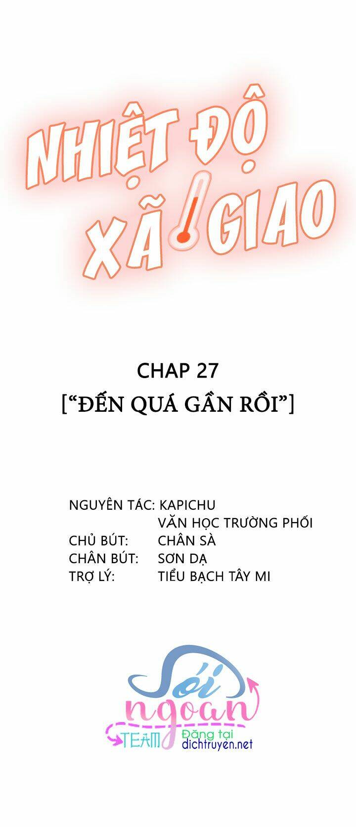 nhiệt độ xã giao chapter 27 - Next chương 28