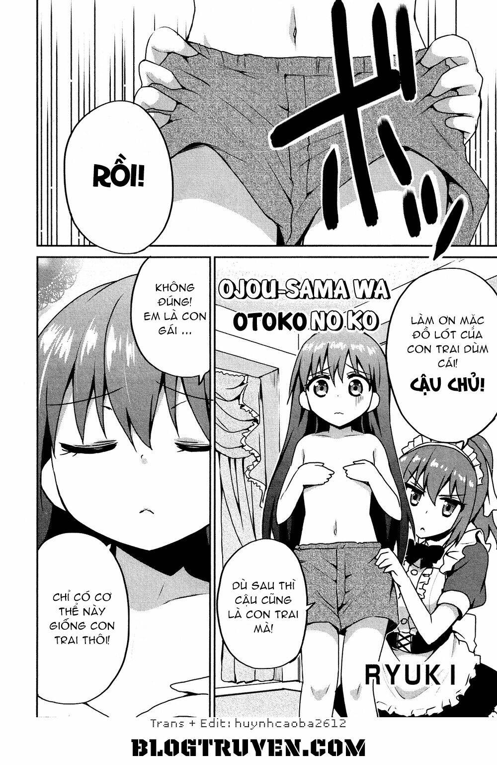 Ojou-Sama Wa Otoko No Ko Chapter 1 - Trang 2