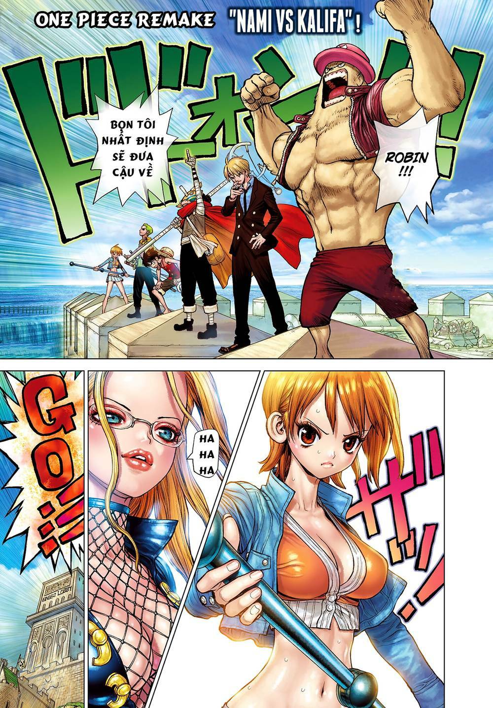 one piece: hành trình của ace chapter 4.5: nami vs kalifa (oneshot) - Trang 2