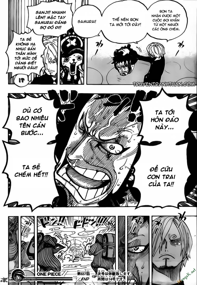 One Piece Chapter 657 - Trang 2