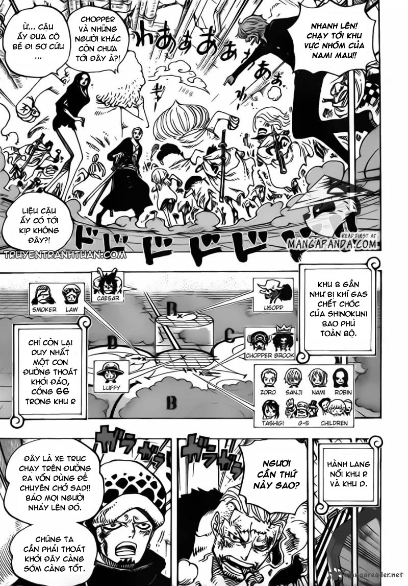 One Piece Chapter 692 - Trang 2