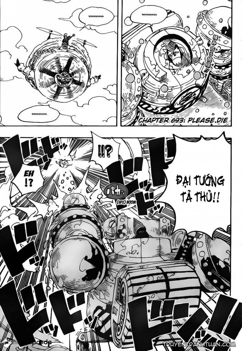 One Piece Chapter 693 - Trang 2