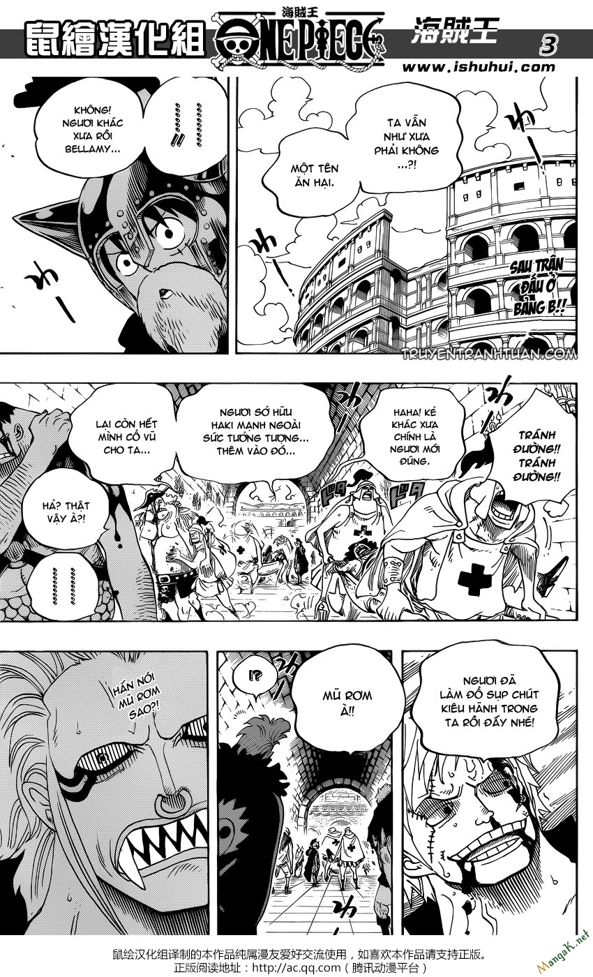 One Piece Chapter 710 - Trang 2