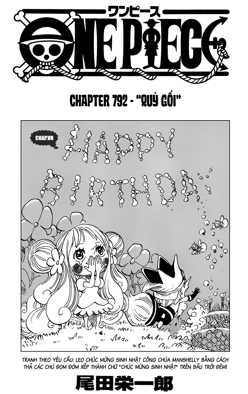 One Piece Chapter 792 - Trang 2