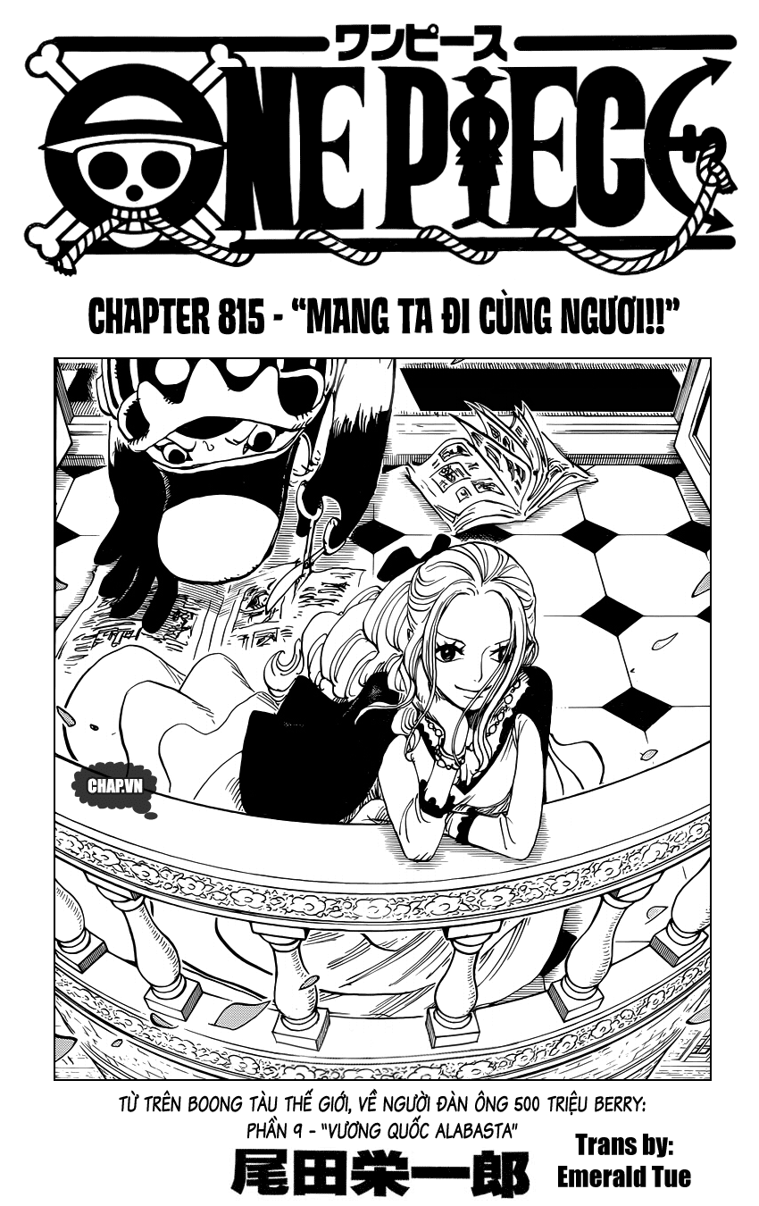 One Piece Chapter 815 - Trang 2