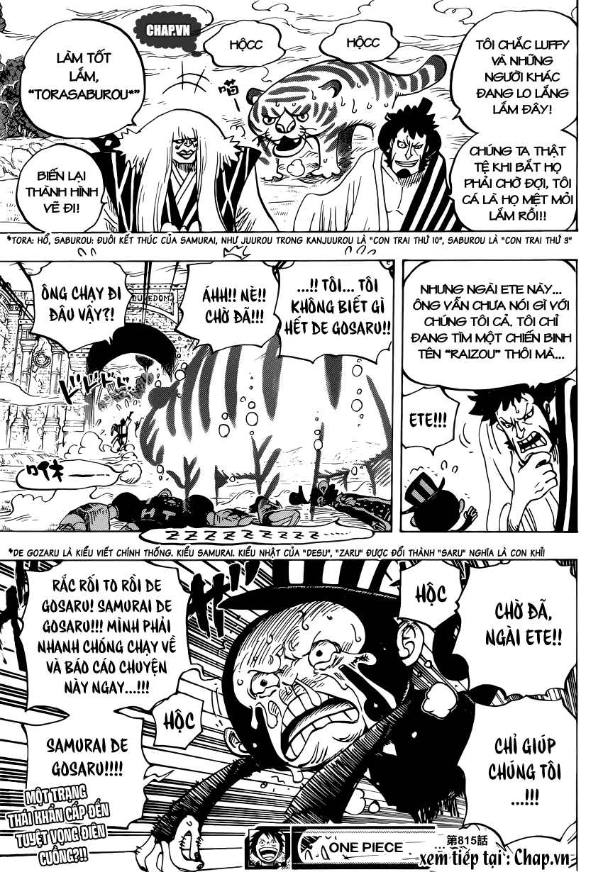 One Piece Chapter 815 - Trang 2