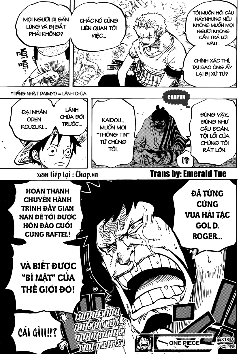 One Piece Chapter 818 - Next Chapter 819