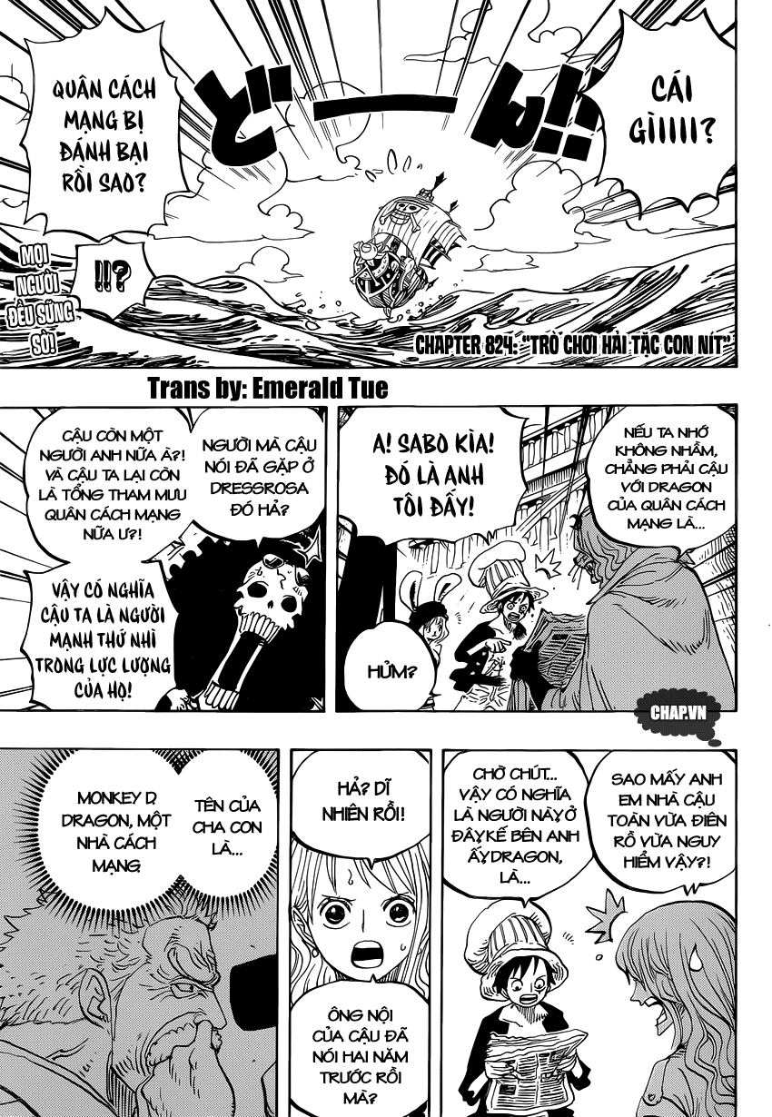 One Piece Chapter 824 - Trang 2