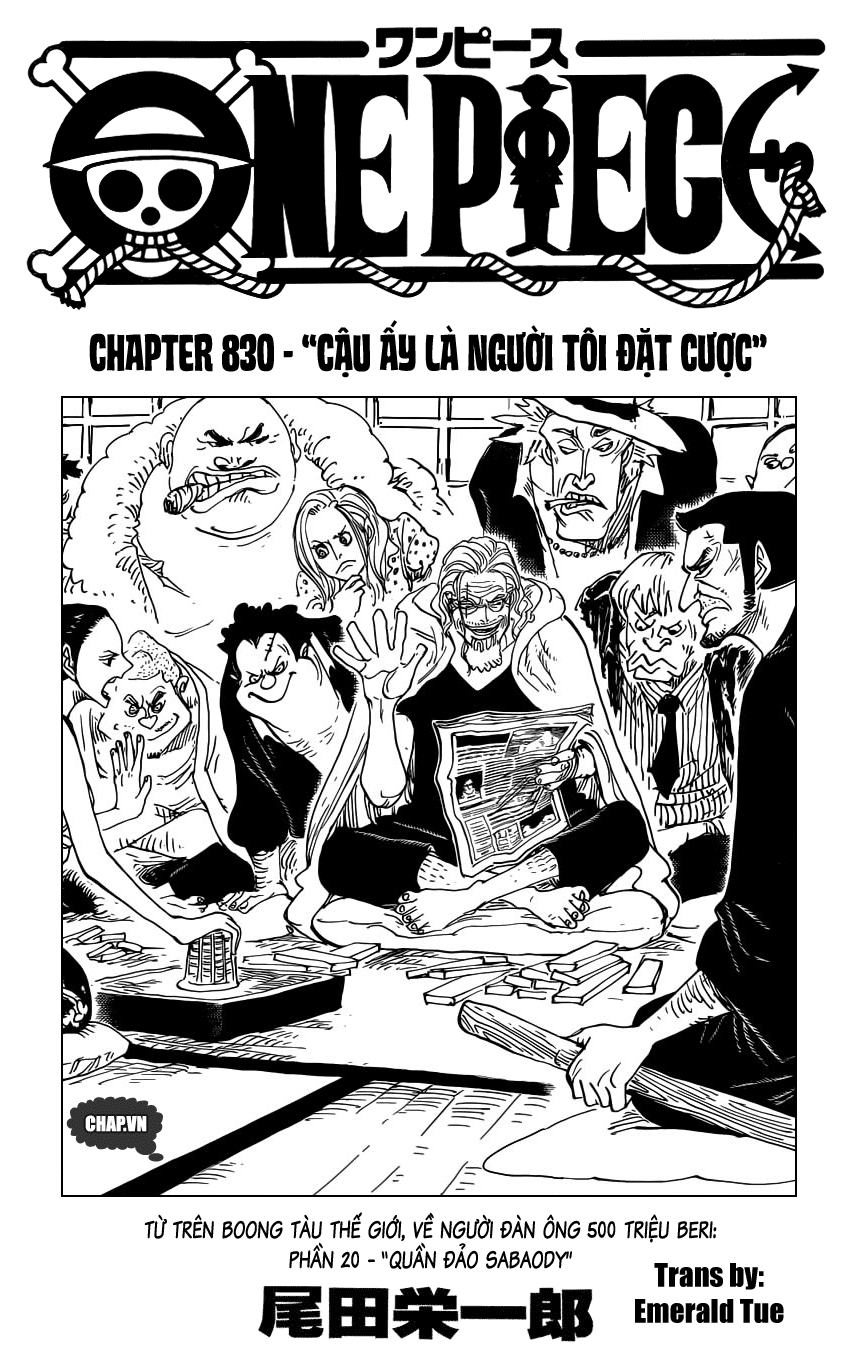 One Piece Chapter 830 - Trang 2