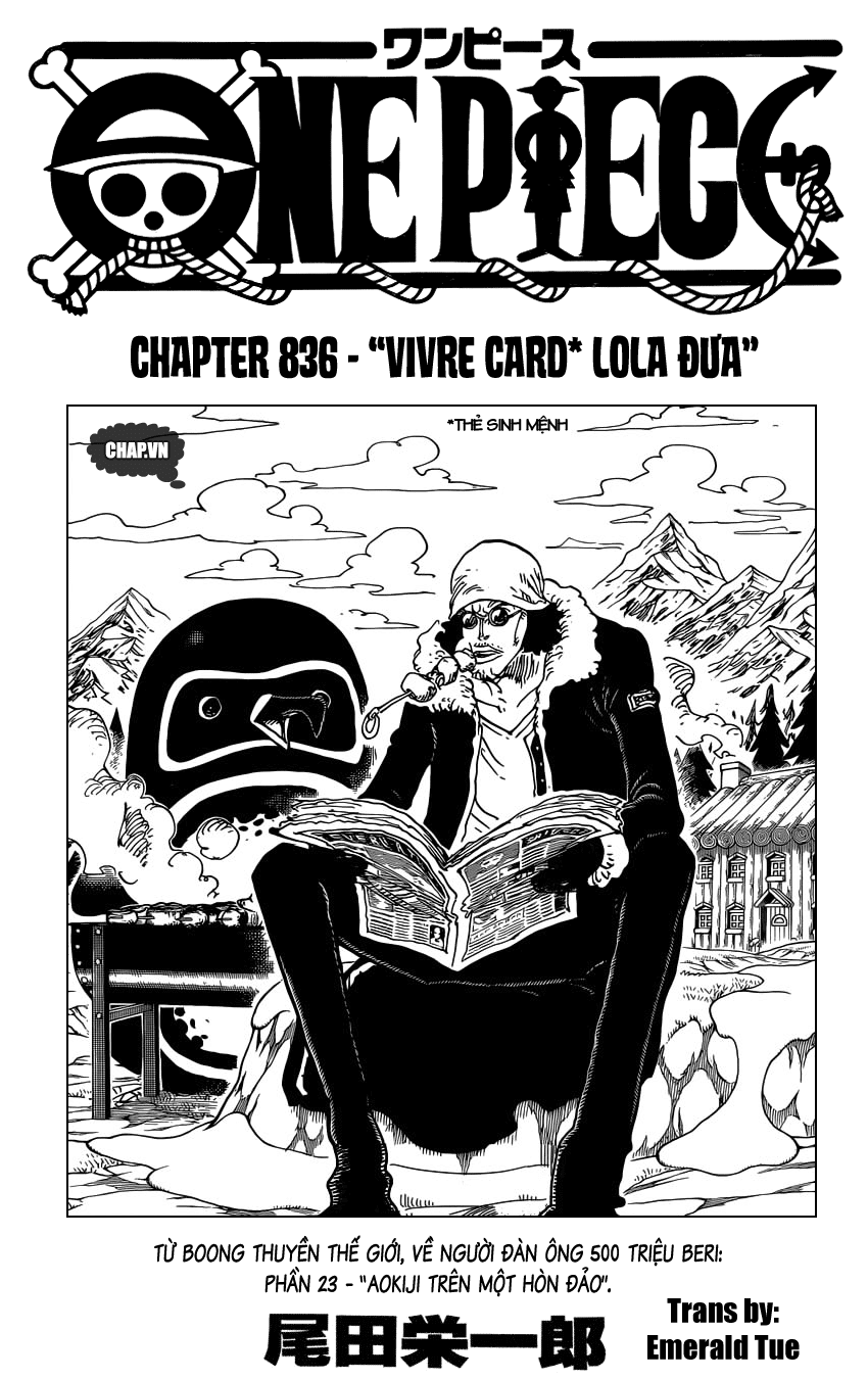 One Piece Chapter 836 - Trang 2