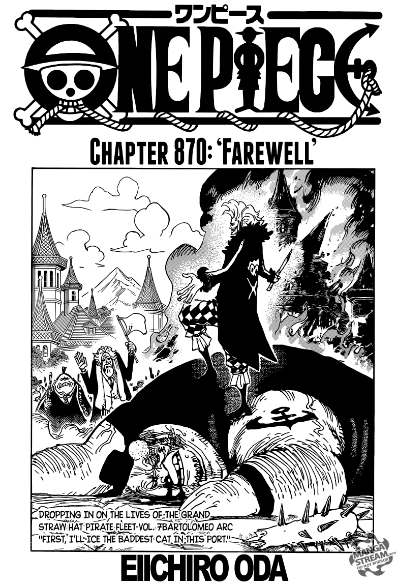 One Piece Chapter 870 - Trang 2