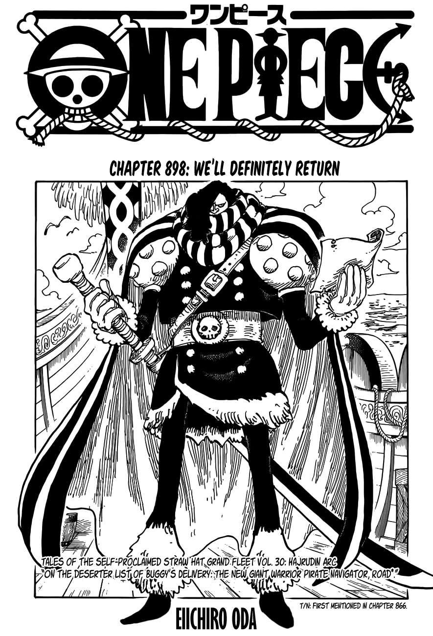 One Piece Chapter 898 - Trang 2